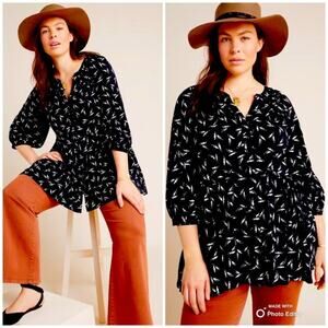Anthropologie Maeve Winona Babydoll Tunic small